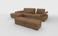 Savazza 4 Seater Sofa with Left Hand Facing Lounger & Two Ottoman Footstools | Savazza Sofa Range | ScS