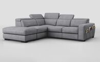 Melizzano 2 Corner 2 with Sliding Footrest & Left Hand Facing Chaise with Pockets | Melizzano Sofa Range | ScS