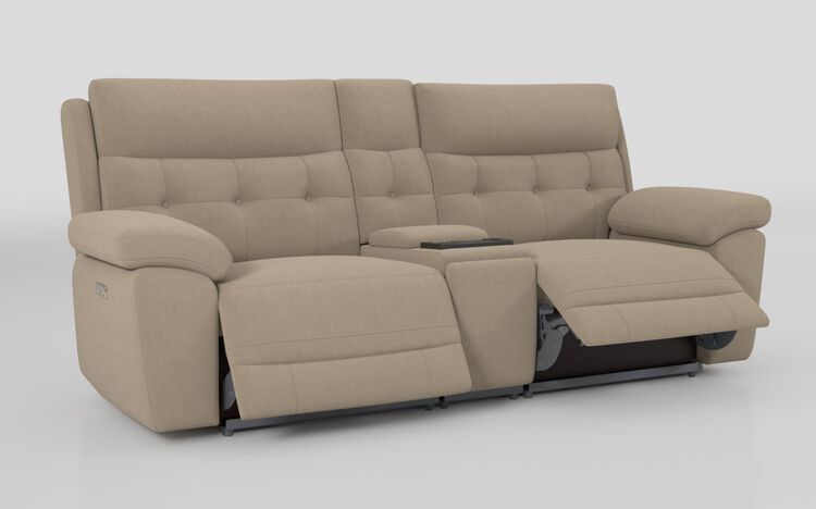 Belford 3 Seater Power Recliner Sofa with Media Console and Power Head Tilt | Belford Sofa Range | ScS