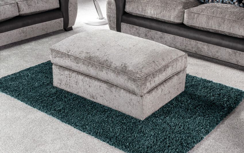 Kadie Fabric Banquette Footstool