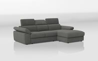 Quercioli 3 Seater Sofa with Sliding Footrest & Right Hand Facing Storage Lounger | Quercioli Sofa Range | ScS