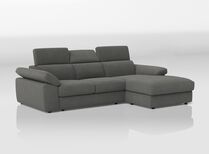 Quercioli 3 Seater Sofa with Sliding Footrest & Right Hand Facing Storage Lounger | Quercioli Sofa Range | ScS
