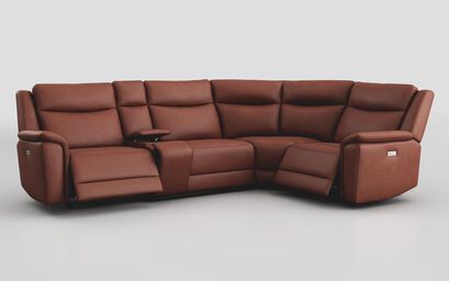 Savio 3 Corner 1 Power Recliner Sofa with Console | Savio Sofa Range | ScS