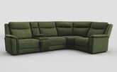 Savio 3 Corner 1 Sofa with Media Console & Black Charging Pad