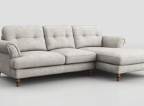 Selvapiana Large 3 Seater Sofa with Right Hand Facing Lounger | Selvapiana Sofa Range | ScS