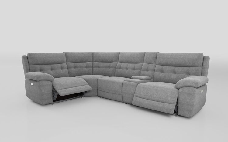 Belford 1 Corner 3 Power Recliner Sofa with Console and Power Head Tilt | Belford Sofa Range | ScS