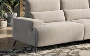 Poggio 3 Seater Power Recliner Left Hand Facing Sliding Chaise with Power Head Tilt