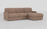 Barete Slim Arm 4 Seater Sofa Bed with Right Hand Facing Large Lounger