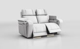 Adstock 2 Seater Power Recliner Sofa with Power Head Tilt, Lumbar, Massage, Audio, Heat & LED Lights