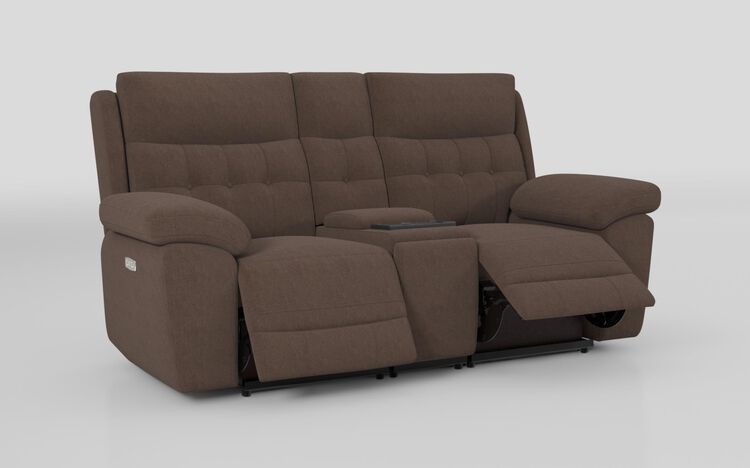 Belford 2 Seater Power Recliner Sofa with Media Console and Power head Tilt | Belford Sofa Range | ScS