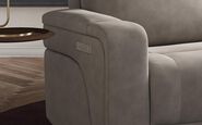 Adstock 3 Seater Power Recliner Sofa with Power Head Tilt, Lumbar, Massage, Audio, Heat & LED Lights