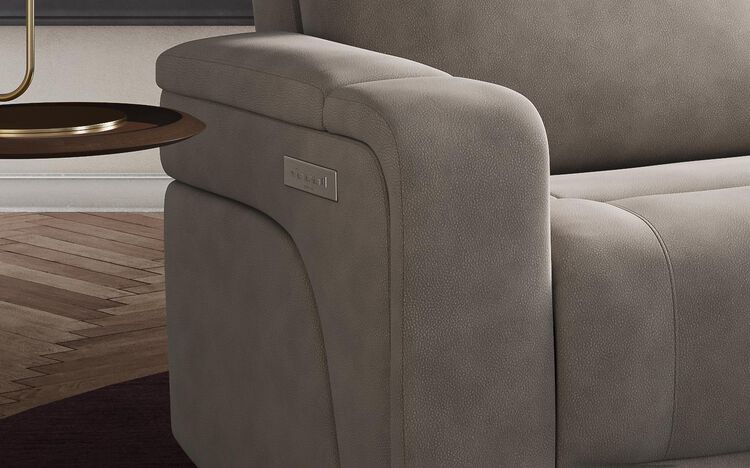Adstock 3 Seater Power Recliner Sofa with Power Head Tilt, Lumbar, Massage, Audio, Heat & LED Lights | Adstock Sofa Range | ScS