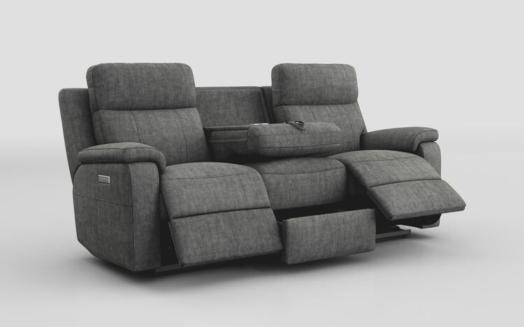 Calboli 3 Seater Power Recliner Sofa with Power Head Tilt & Table | Calboli Sofa Range | ScS