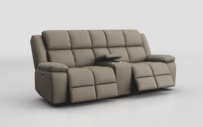 Coccolia 3 Seater Power Recliner Sofa with Console | Coccolia Sofa Range | ScS