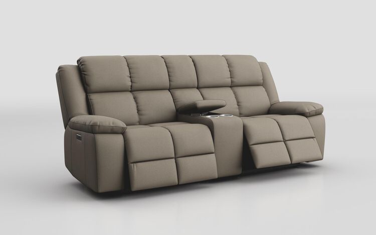 Coccolia 3 Seater Power Recliner Sofa with Console | Coccolia Sofa Range | ScS