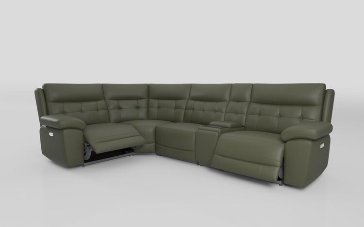 Belford 1 Corner 3 Power Recliner Sofa with Media Console | Belford Sofa Range | ScS