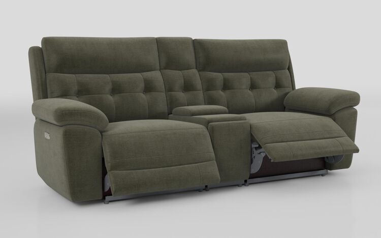 Belford 3 Seater Power Recliner Sofa with Console and Power Head Tilt | Belford Sofa Range | ScS