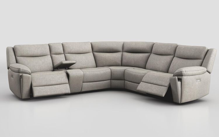 Villa 3 Corner 3 Power Recliner Sofa with Console & Cup Holders | Villa Sofa Range | ScS