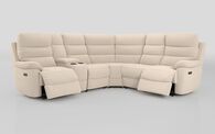 Ossett 2 Corner 2 Power Sofa with Left Hand Facing Console & Head Tilt | Ossett Sofa Range | ScS