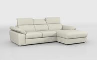 Quercioli 3 Seater Sofa with Sliding Footrest & Right Hand Facing Storage Lounger | Quercioli Sofa Range | ScS