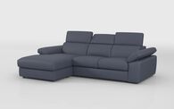 Quercioli 3 Seater Sofa with Sliding Footrest & Left Hand Facing Storage Lounger | Quercioli Sofa Range | ScS