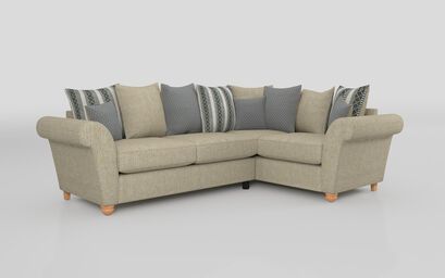 Aurora Fabric 2 Corner 1 Scatter Back Sofa | Aurora Sofa Range | ScS