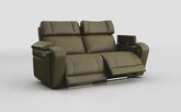 Adstock 3 Seater Power Recliner Sofa with Power Head Tilt, Lumbar, Massage, Audio, Heat & LED Lights