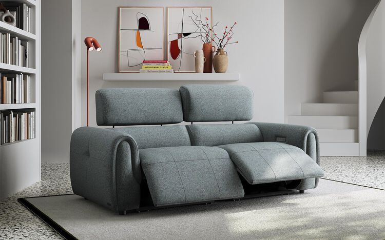 Serra 3 Seater Power Recliner Sofa with Power Head Tilt | Serra Sofa Range | ScS