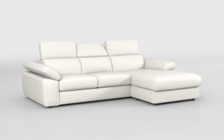 Quercioli 3 Seater Sofa with Sliding Footrest & Right Hand Facing Storage Lounger | Quercioli Sofa Range | ScS