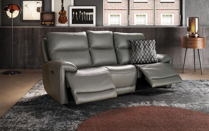 Caldbeck 3 Seater Manual Recliner Sofa