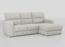 Corneto 4 Seater Sofa with Sliding Footrest & Right Hand Facing Lounger | Corneto Sofa Range | ScS