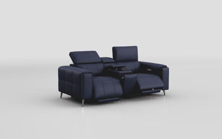 Casetti 2 Seater Power Recliner Sofa with Console & Power Head Tilt | Casetti Sofa Range | ScS