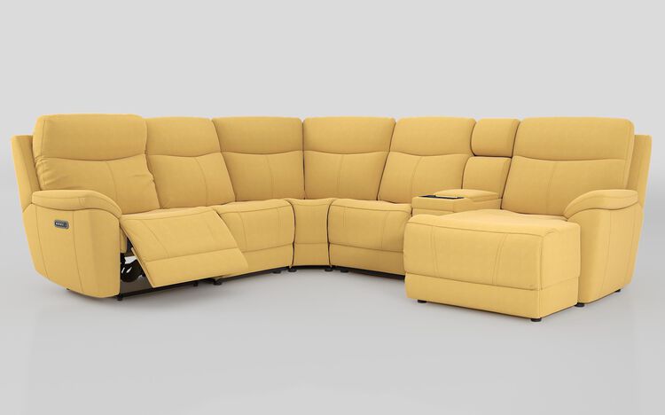 Eldwick 3 Corner 3 Left Hand Facing Power Right Hand Facing Console & Chaise Sofa with Head Tilt & L | Eldwick Sofa Range | ScS
