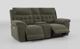 Belford 2 Seater Power Recliner Sofa with Media Console and Power head Tilt