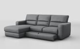 Tredozio 4 Seater Sofa with Sliding Footrest & Left Hand Facing Lounger