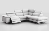 Viserba 3 Corner 2 with Left Hand Facing Power Recliner, Right Hand Facing Chaise & Manual Head Tilt | Viserba Sofa Range | ScS