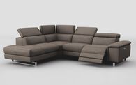 Viserba 2 Corner 3 RHF Power Recliner with Power Head Tilt & LHF Chaise with Manual Head Tilt | Viserba Sofa Range | ScS