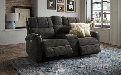 Calisese Express 2 Seater Power Recliner with Console | Caldbeck Sofa Range | ScS