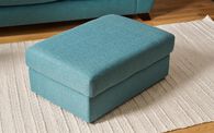 Aspen Fabric Plain Top Banquette Footstool | Aspen Sofa Range | ScS