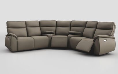 Solara 2 Corner 2 Power Recliner with Double Storage Consoles | Solara Sofa Range | ScS