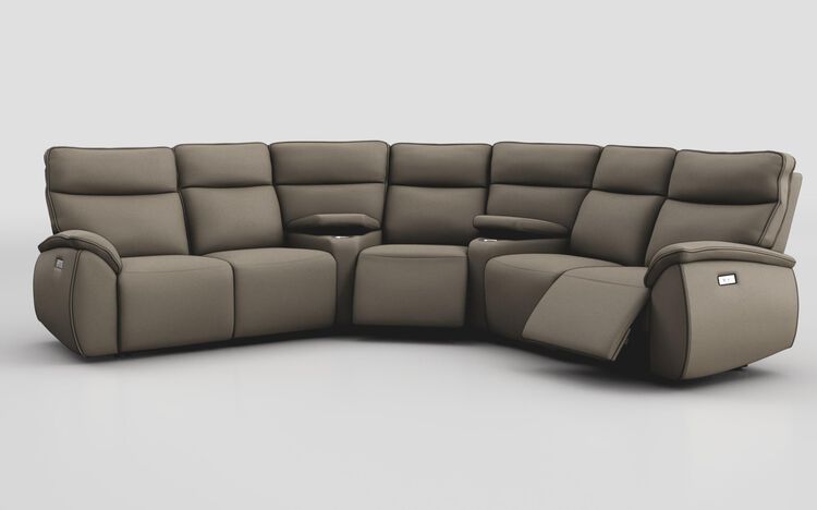 Solara 2 Corner 2 Power Recliner with Double Storage Consoles | Solara Sofa Range | ScS