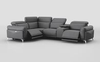Gattolino 1 Corner 2 Power Recliner Sofa with Manual Head Tilt & Console | Gattolino Sofa Range | ScS