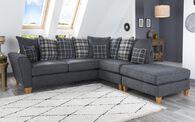 Theo Fabric 2 Corner 1 Right Hand Facing Chaise Scatter Back Sofa | Theo Sofa Range | ScS
