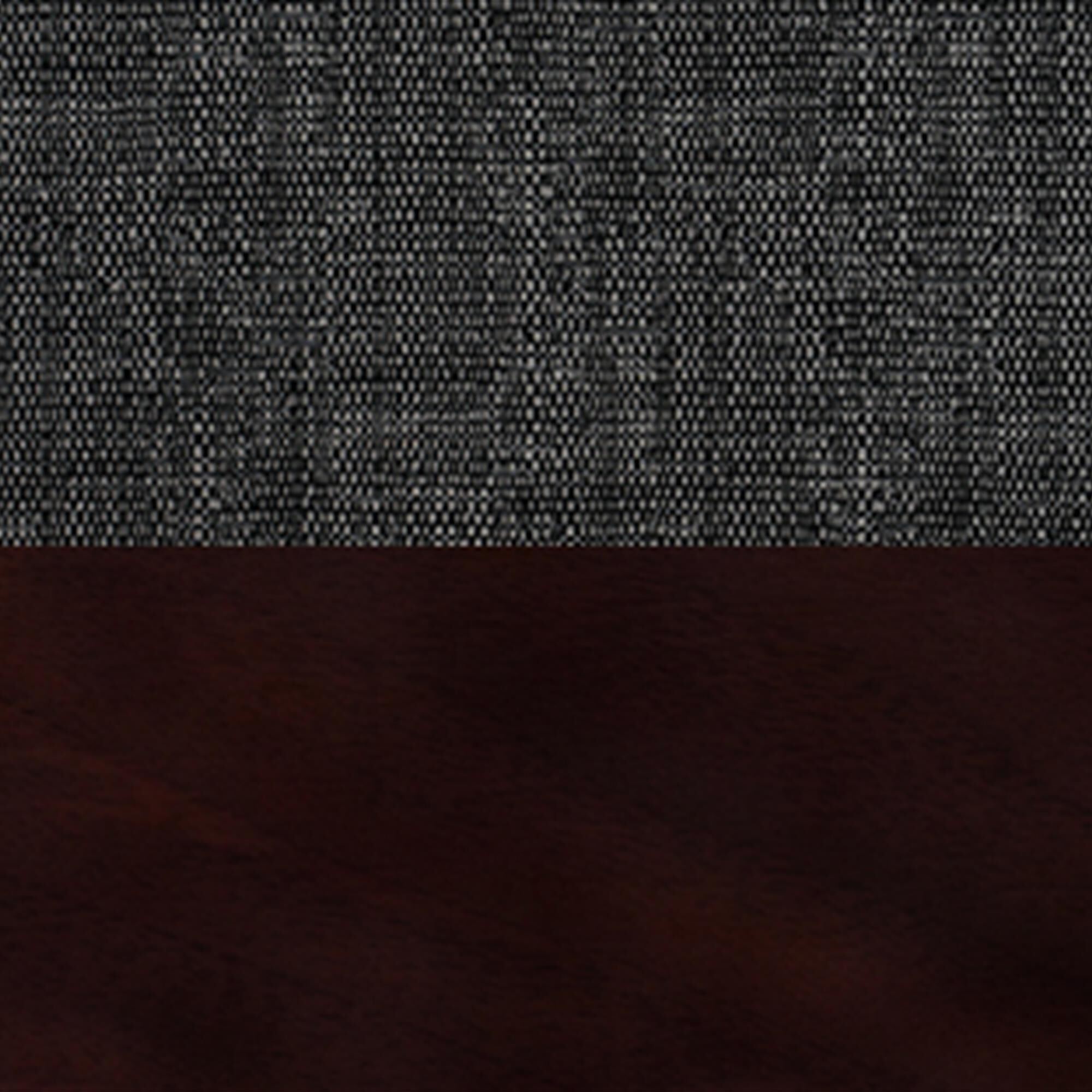 Garofano Anthracite/Black Wood Feet