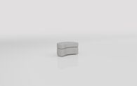 Hugo Fabric Twister Footstool | Hugo Sofa Range | ScS