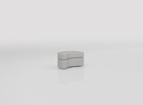 Hugo Fabric Twister Footstool | Hugo Sofa Range | ScS