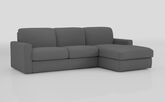 Barete Large Arm 4 Seater Sofa Bed with Right Hand Facing Large Lounger