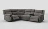Villa 1 Corner 3 Power Recliner Sofa with Console