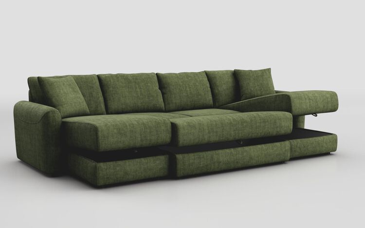 Campigna Large Double Storage Lounger Sofa with Storage Footstool | Campigna Sofa Range | ScS