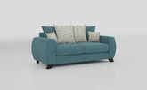 Aspen Fabric 3 Seater Scatter Back Sofa